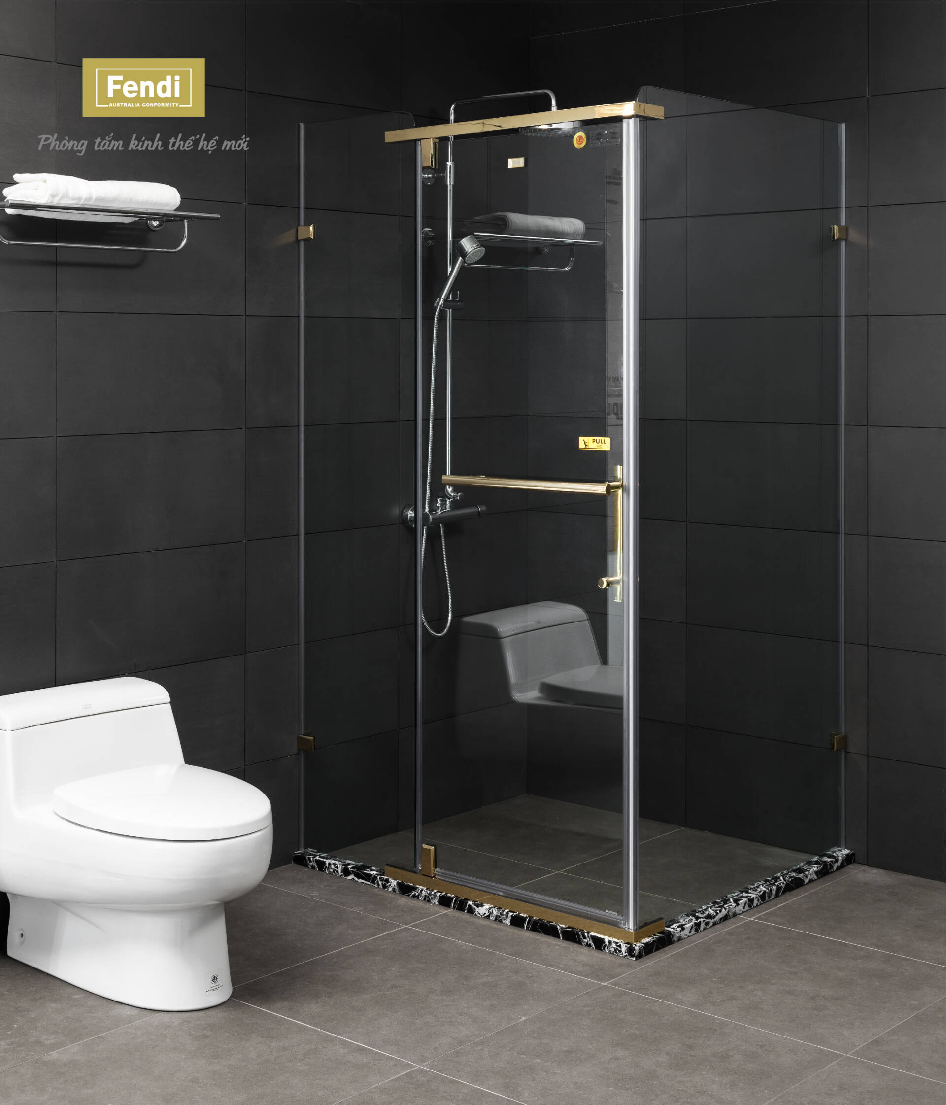 Phòng tắm kính là giải pháp giúp xử lý không gian phòng tắm hiệu quả và thông minh